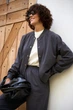 Костюм (бомбер на кпопках та штани з резинкою) Розмір XL-XXL (50-52) Графітовий - зображення 2