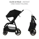 Прогулочная коляска Kinderkraft Trig 3 Onyx Black (KSTRIG03BLK0000) - изображение 3