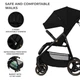 Прогулочная коляска Kinderkraft Trig 3 Onyx Black (KSTRIG03BLK0000) - изображение 5