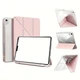 Чохол iPad 10/11 A16 2022-2025 Acrylic Clear Frame Transformer Pen Slot L light pink - зображення 3