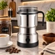 Кофемолка электрическая Crownberg 500 Вт ножевая из нержавеющей стали 100 г серебристая (E96-BC) - изображение 3