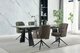 Стол Arnold Ceramic 180(240)х90 см Wic dark grey черный каркас - изображение 5