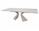 Стол раскладной LAURA CERAMIC 160(240)x90 см закаленное стекло + керамика бежевый матовый - изображение 4