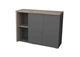 Комод ProDobro ЛДСП 120х90х42 см Дуб Сонома Трюфель Антрацит - зображення 4