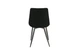 Стілець ProDobro оксамитовий 49х48х88 см чорний - зображення 5