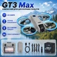 Радиоуправляемый самолетик GT3 Max с избеганием препятствий, пультом с экраном 5", до 12 минут игры, дальностью до 150 м, серый - изображение 1