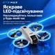 Радиоуправляемый самолетик GT3 Max с избеганием препятствий, пультом с экраном 5", до 12 минут игры, дальностью до 150 м, серый - изображение 7