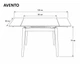 Стол раскладной ProDobro AVENTO CERAMIC 80(130)x80 керамика, черный - изображение 8