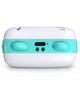 Портативный мини термопринтер Mini Printer Bluetooth для телефона, черно-белая печать, бело-голубой - изображение 4