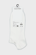 Короткі білі шкарпетки набір 2 шт. Calvin Klein 7045 39-42 - изображение 3