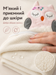 Полотенце уголок для новорожденных детский банный с капюшоном для купания младенцев малышей микрофибра 105х105 см после купания малыша мальчика девочки мягкий водопоглощающий быстросохнущий в роддом для ванной после ванны Белый совеня - изображение 3