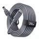 Кабель DC connector / USB Type-C 100W (20V/5A) PD (Power Delivery) длиною в 20 м для питания спутниковой системы Starlink Mini от повербанка / зарядной станции | Старлинк Мини X | Водонепроницаемый - изображение 1