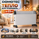 Конвектор электрический Domotec 2000 Вт обогреватель для дома 5–23 м² с регулятором мощности 750–2000 Вт напольный бесшумный отопитель с защитой от перегрева для квартиры офиса помещения - изображение 2