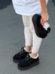 Зимние сноубутсы угги женские повседневные ST 36 23,5 см Черные - изображение 7