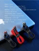 Кабель Baseus Cafule Type-C to Type-C 60W PD 2.0 (480 Мбит/с) 2m Черный/Красный (CATKLF-H91) - изображение 14