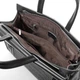 Сумка кожаная женская черная 34×27×12 см PD-400327 - изображение 7