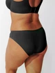 Безшовні жіночі трусики сліпи THIRDLOVE Comfort stretch bikini - XS - чорний - изображение 2