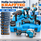 Набор аккумуляторных инструментов 5в1 Krafftec 48V/8Ah Перфоратор Угловая шлифмашина Циркулярная пила Гайковерт Шуруповерт в кейсе - изображение 1