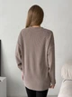 Вязанный женский свитер бежевый Merlini Vella 110002022 размер L/XL - изображение 5
