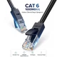 Кабель патч-корд UGREEN NW102 Cat 6 U/UTP Lan Flat Cable 15m (Black) - изображение 8