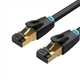 Кабель Vention Cat.8 SFTP 15M Black (IKABN) - Игровой патч-кабель Ethernet 40 Gbit/s - изображение 1