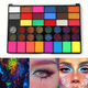 Профессиональный набор аквагрима FaceArt Magic, 42 цвета,10 кисточек, трафарет - изображение 2