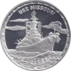 Колекційна срібна монета "Корабель - USS MISSOURI" 31,1 2005 рік - зображення 1