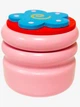 Дерев'яна скринька для молочних зубів Viga Toys Зубна фея Квітка, рожевий (53911) - зображення 3