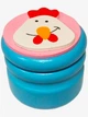 Дерев'яна скринька для молочних зубів Viga Toys Зубна фея Півник, блакитний (53911) - зображення 2