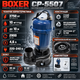 Фекальный насос BOXER CP-5507 3750 Вт с ножом измельчителем насос для откачивания грязной воды канализации септика выгребной ямы погружной дренажный 10 м³/ч напор 10 м патрубок 52 мм 2900 об/мин термозащита - изображение 2