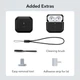 Чехол ESR Orbit для Airpods 5/4 - Halolock MagSafe, Black (4894240217580) - изображение 8
