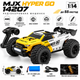 Машинка на радиоуправлении MJX Hyper Go 14207 1:14 4WD до 55 км/ч, Brushless RC монстр-трак, внедорожник, металлическая трансмиссия, LiPo 2S - изображение 5