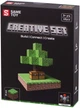 Магнитный конструктор Creative Set Skyblock 48 элементов пластик зеленый коричневый - изображение 1