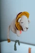 Подвесная музыкальная игрушка Лев, Kikadu, органический хлопок - изображение 3