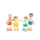 Набор кукол для кукольного домика, New Classic Toys (мама, папа, двое детей) - изображение 3
