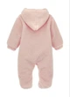 Комбинезон для малыша тёплый Joiks Teddy FKT02 Меховый Нежная Розовая Пудра 62 см - изображение 2