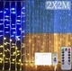 Штора-гірлянда SFK-09 USB прапор України 2×2 м - зображення 1