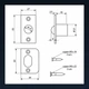 Шариковый фиксатор дверной APECS R-0001-CR хром - изображение 5