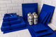 Велика подарункова розкладна коробка сюрприз 25x25х25см Party Box, Пивний бокс для напоїв і закусок синя - зображення 5
