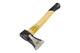 Топор-колун MASTERTOOL, 1000 г, HRC 50, рукоятка из дерева с полимерной защитой, 430 мм. Yellow and Black (05-0131) 4754925 - изображение 2