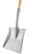 Лопата совковая MASTERTOOL с черенком и ручкой, 225х275х490 мм, 1200 мм (14-6269) 4656208 - изображение 2
