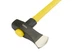 Топор-колун MASTERTOOL, 2700 г, HRC60, рукоятка фибергласовая, 900 мм. Yellow and Black (05-0210) 4754919 - изображение 3