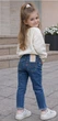 Дитячі джинси Levi’s для дівчинки з високою посадкою сині зріст 122 см - зображення 2