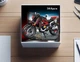 Конструктор мотоцикл BMW 23,8см 344 деталей БМВ Technic красный (940) - изображение 8