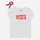 Подростковая футболка для девочки Levi's 176625106 (L) 146-152 см Белая (1159855186) - изображение 2