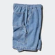 Подростковые джинсовые шорты для девочки Uniqlo 191225486 152 см Синие (1161017521) - изображение 3