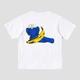 Подростковая футболка Uniqlo 24767596 140 см Белая (1159827092) - изображение 6