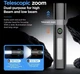 Ліхтарик Philips SFL 1151. Телескопічний ZOOM. 5W. Акумулятор 2000mAh. 8.5 годин роботи. USB Type-C. Бокове світло - зображення 2