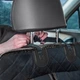 Автогамак для собак у машину водостійкий 210×145 см Oxford 600D - Чорний з оранжевою вставкою - зображення 15