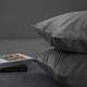 Простыня с резинкой ТЕП 90×200 см, велюр Серый (5943090200) - изображение 5